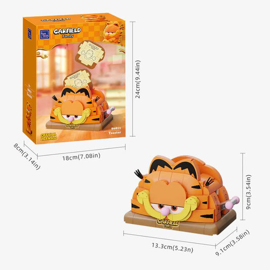 Pantasy x Garfield Fantastic Machines Series Toaster Collectible Building Blocks