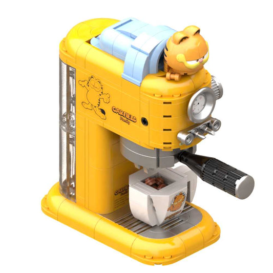 Pantasy x Garfield Fantastic Machines Series Coffee Maker Collectible Building Blocks
