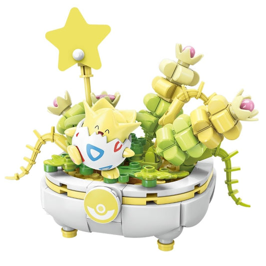 Keepplay Pokemon Potted Plant Series Togepi-Themed Building Blocks