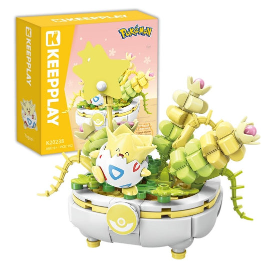 Keepplay Pokemon Potted Plant Series Togepi-Themed Building Blocks