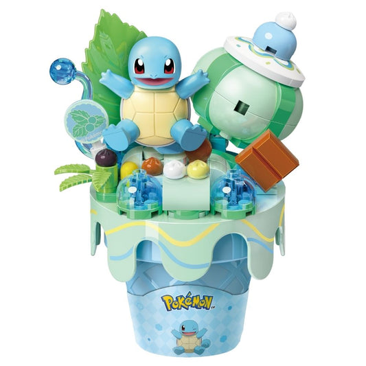 Keepplay Pokemon Ice Cream Cone Series Squirtle Cone Building Blocks