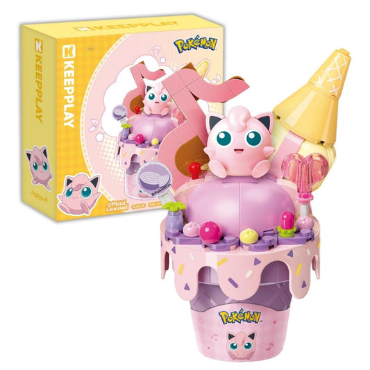Keepplay PokemonIce Cream Cone Series Jigglypuff Cone Building Blocks