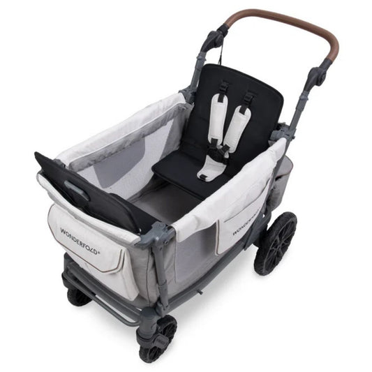 Wonderfold L2 Double Stroller Wagon (2 Seater) - Gray