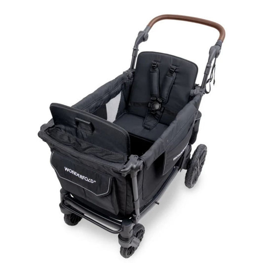 Wonderfold L2 Double Stroller Wagon (2 Seater) - Black
