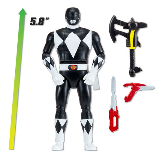 Power Rangers Re-Ignition Auto-Morphin Black Ranger Head-Flippin' Action Figure