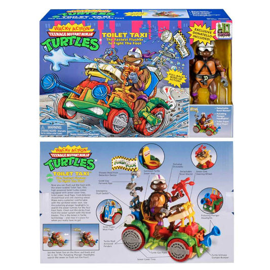 Teenage Mutant Ninja Turtles Classic Toilet Taxi w/ Donatello