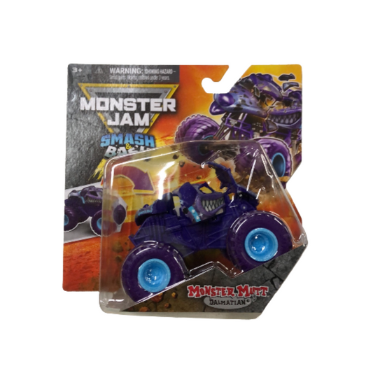 Monster Jam 1:64 Smash & Bash Truck with "crash and repair" feature.