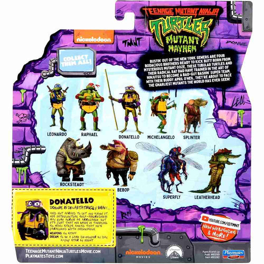 Teenage Mutant Ninja Turtles Movie Basic Figures Donatello The Brain