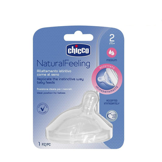 Chicco Natural Feeling  Teat 2 Mos - 1pc