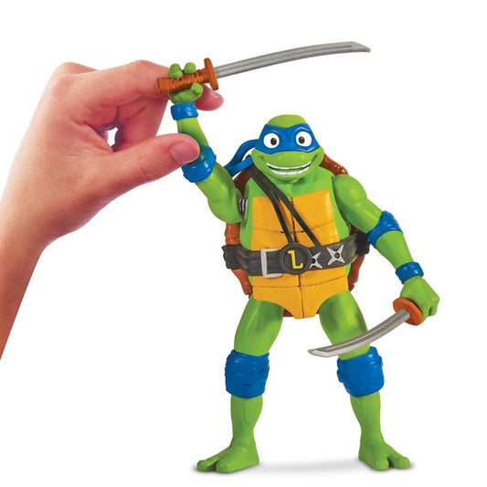 Teenage Mutant Ninja Turtles Movie Deluxe Figures Ninja Shouts Leonardo