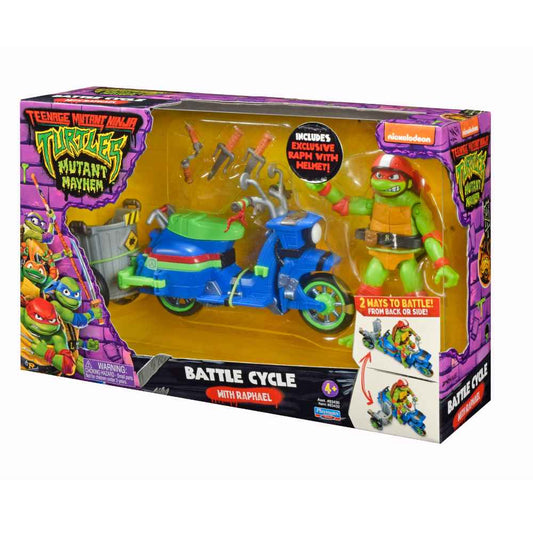 Teenage Mutant Ninja Turtles Movie Vehicle With Figures Battle Cycle