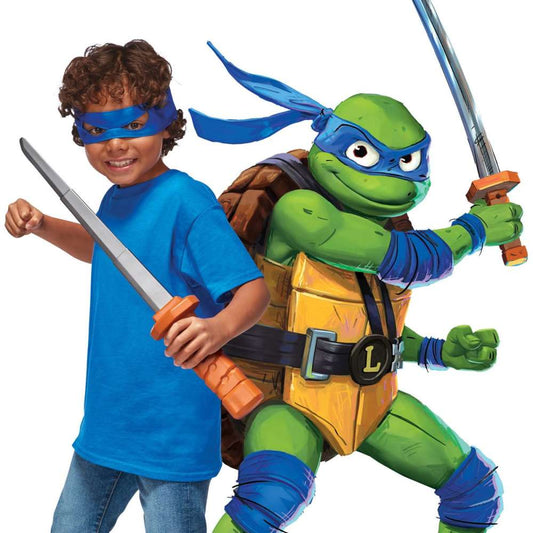 Teenage Mutant Ninja Turtles Movie Basic Role Play Ninja Reveal Leonardo's Katana
