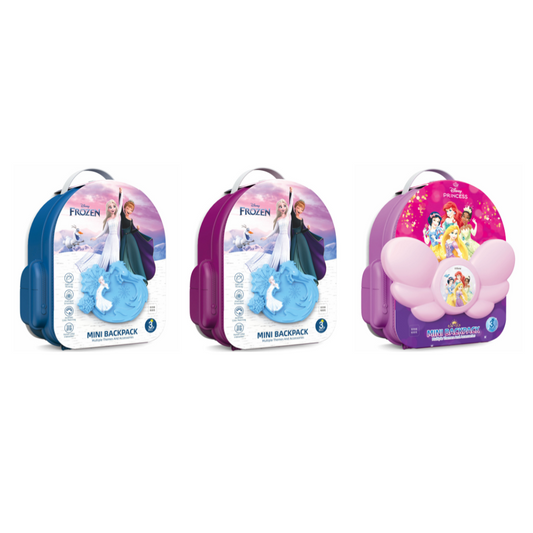 Disney Princess & Frozen 2-in-1 Mini Backpack Playset