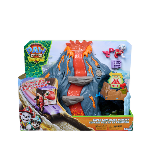 PAW Patrol Super Lava Blast Playset – Unleash Prehistoric Rescue Missions