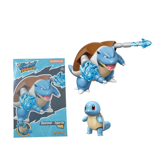 Keepplay Pokémon Squirtle & Blastoise Building Set