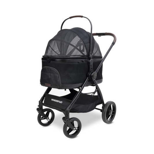 Wonder Fold P3 Pet Stroller - Black