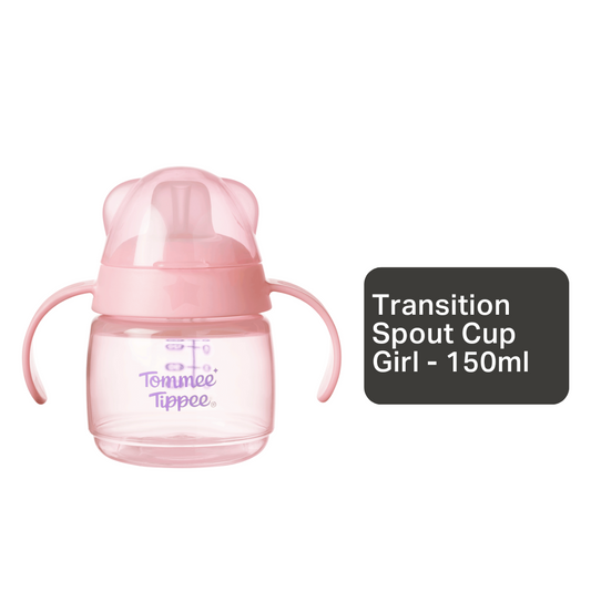 Tommee Tippee Transition Spout Baby Cup - Pink