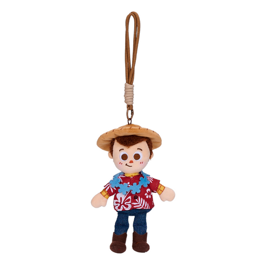 Disney Toy Story Woody 4" Hawaiian Plush Keychain