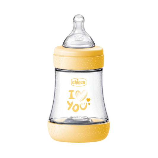 Chicco Perfect5 Baby Feeding Bottle 150ml - Yellow