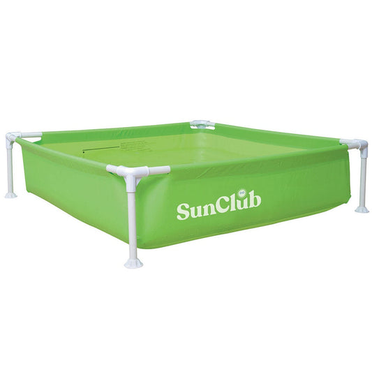 Jilong Mini Frame Swimming Pool in Green Pool Size: 48 x 48 x 13 inches Kids Pool Capacity: 2 Kids