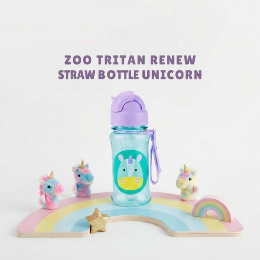 Skip Hop Zoo Tritan Renew Straw Bottle - Unicorn