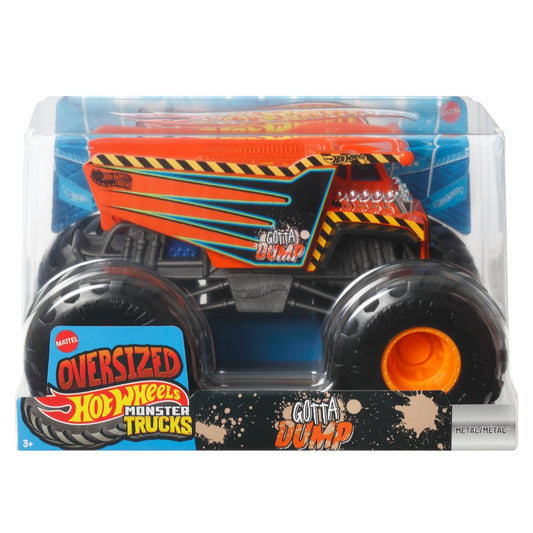 Hot Wheels Monster Trucks Oversized 1:24 Hot Wheels Delivery Vehicle (GOTTA DUMP)