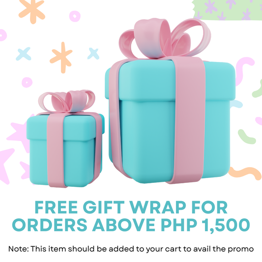 Free Gift Wrap Service (above P1,500 only)