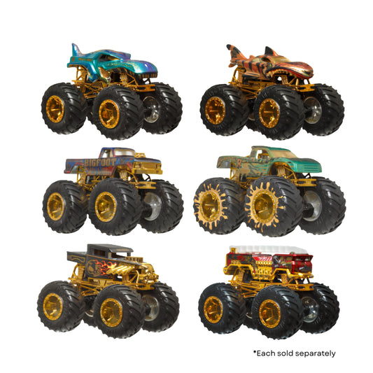 HW Monster trucks 1:64 Scale Die-Cast Vehicle with championship trophy (956A)