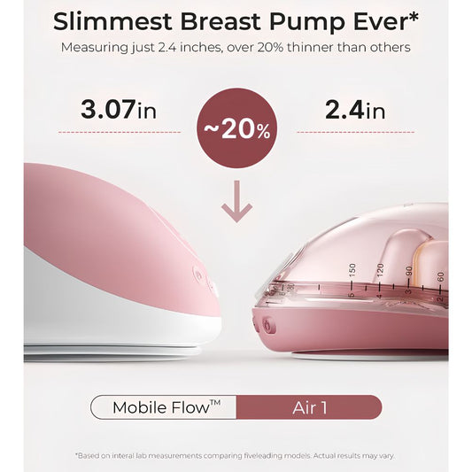 Momcozy Air 1 Ultra-Slim Breast Pump, Hands-Free Wearable Pump