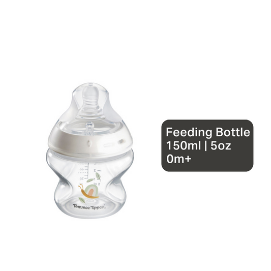 Tommee Tippee Natural Start Self Sterilzing PP Bottle 150ml With Super Soft Teat Slow Flow- Snail