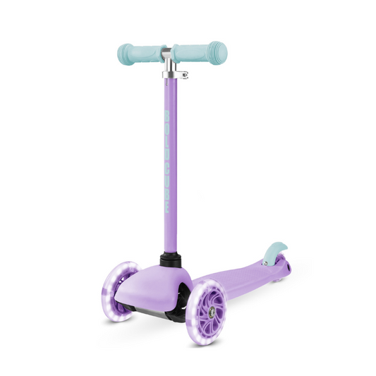 Boldcube Teeny 3-Wheel Kids Scooter with Light Up LED Wheels – Lilac