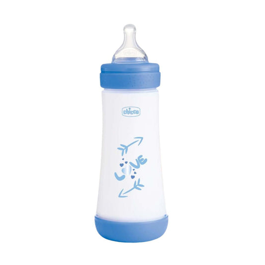 Chicco Perfect5 Baby Feeding Bottle 300ml - Blue