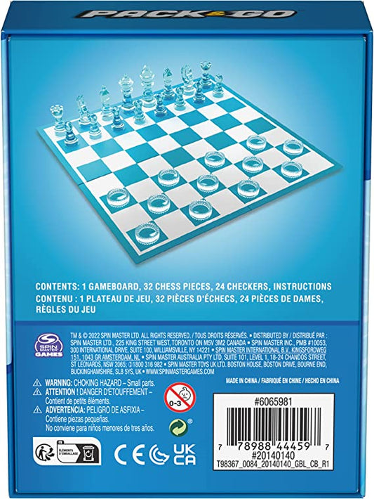 Cardinal Games Pack & Go Chess & Checkers