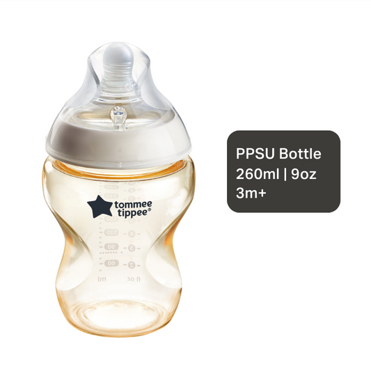 Tommee Tippee Natural Start PPSU Feeding Bottle For 3m+ (260ml)