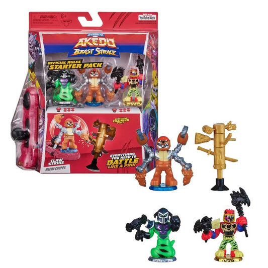 Legends of Akedo S5 Claw Strike Starter Pack Mini Action Figures