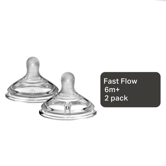 Tommee Tippee Natural Start Baby Bottle Nipples, Breast-Like for A Natural Latch, Anti-Colic Valve