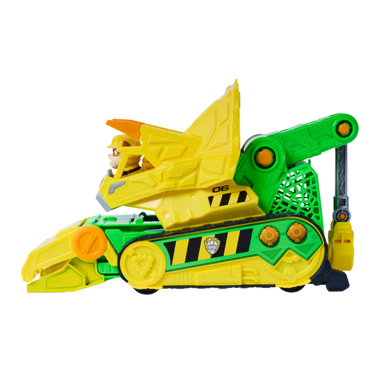 PAW Patrol Rubble Dino Chomp 'N' Rescue Vehicle for Kids Ages 3 and Up