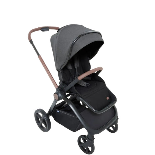 Chicco MYSA Modular Baby Stroller in Black Satin Reversible Stoller