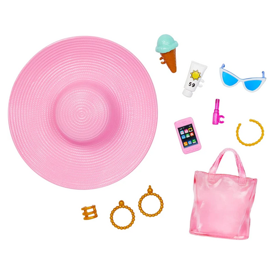 Barbie Fab Barbie The Movie Doll and Beach with Piece Count