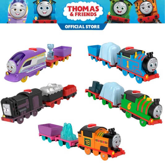 Thomas & Friends Motorized Talking Engines (Kana, Thomas, Nia, Percy, Diesel) For Kids, Toys