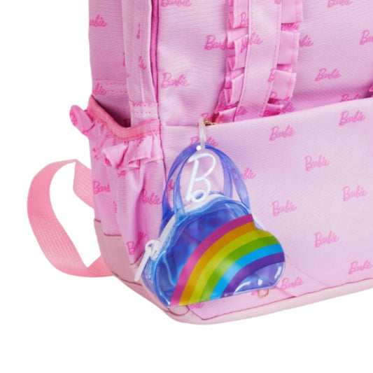 Barbie Fashion Bag Clothes and Themed Accessories, Deluxe Clip-On Working Zipper Bag Keychain