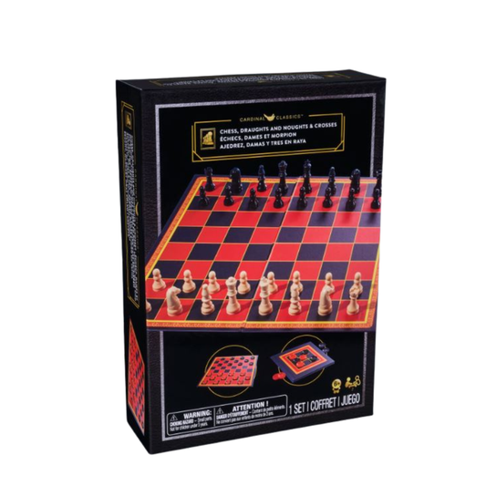 Spin Master Games Cardinal Games Chess Checkers and Tic Tac Toe