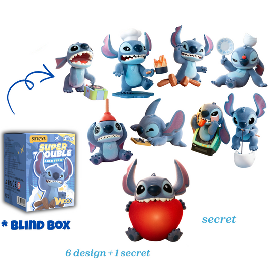 52Toys Disney Stitch Super Trouble Maker Series Collectible Blind Box