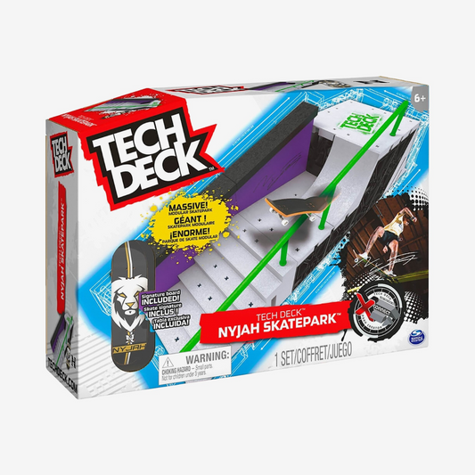 Fingerboards Tech Deck Nyjah Huston Skatepark Ramp with Mini Fingerboard Skate Board