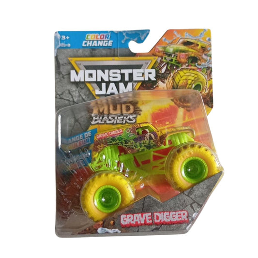 Monster Jam Official Mud Blasters 1:64 Scale Color Change Die-Cast Monster Truck Toy