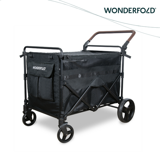 Wonder Fold PXL Pet Stroller - Black