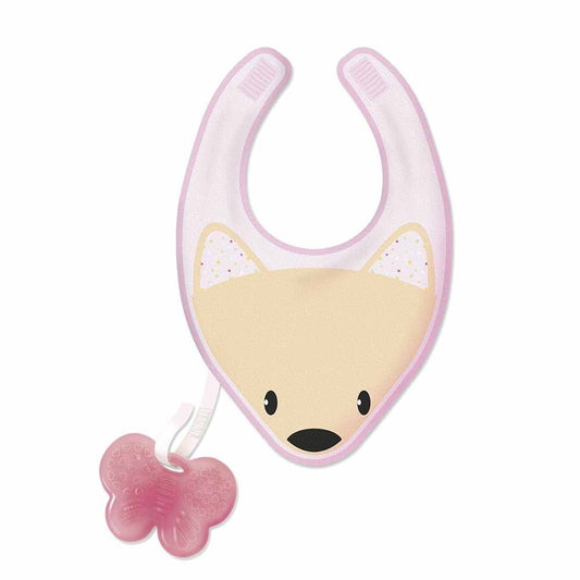 Chicco Fresh Bib Teether Girl