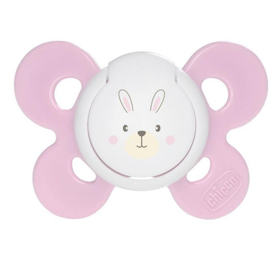 Chicco Giotto Physio Comfort Soother Silicone with Case 0-6M 1piece Pink
