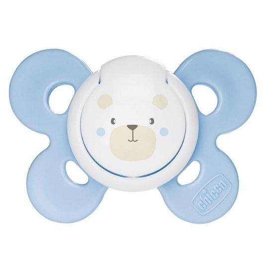 Chicco Giotto Physio Comfort Soother Silicone with Case 0-6M 1piece Blue