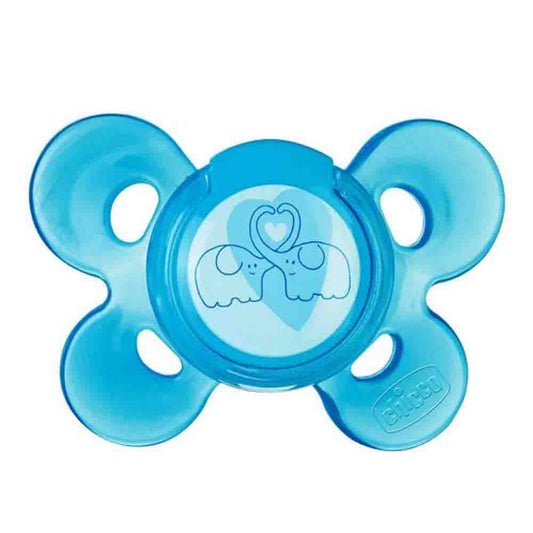 Chicco Giotto Physio Comfort Soother Silicone with Case 6-12M 1piece Blue